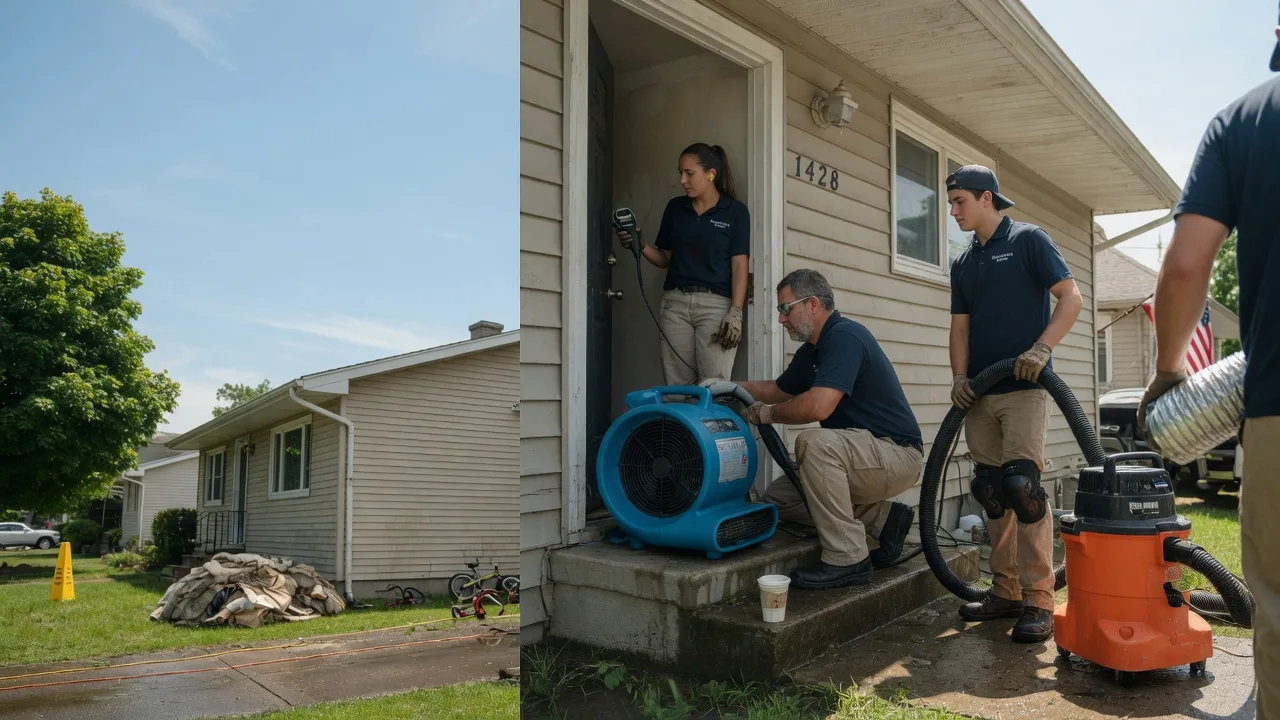Water Damage Restoration in Evansville, IN near me